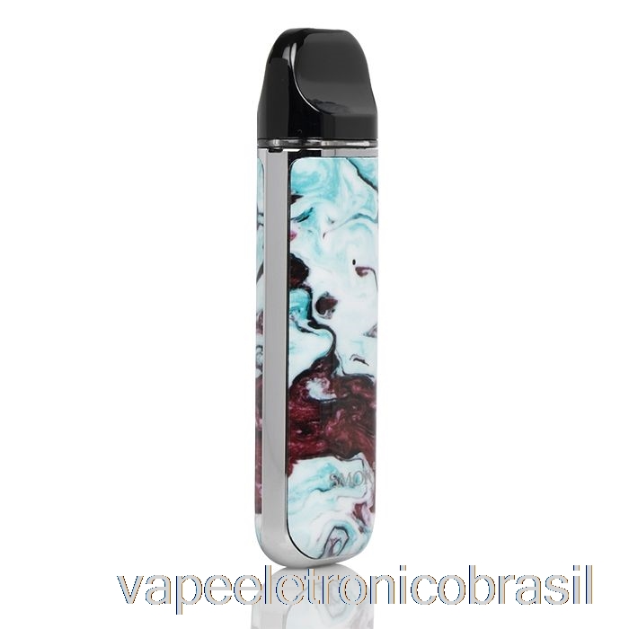 Vape Eletrônico Smok Novo 2 25w Pod System Resina Azul/marrom